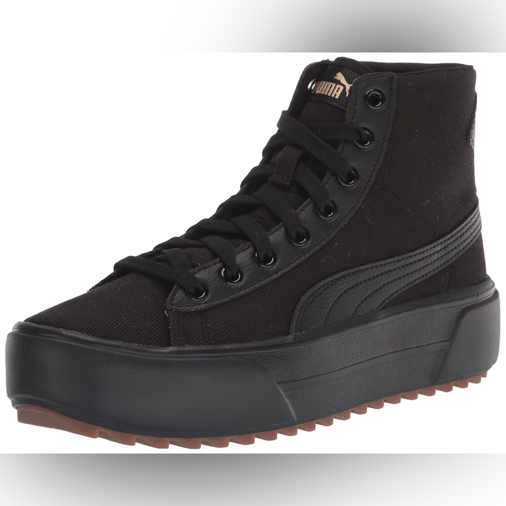 Puma Women's Black Platform Sneakers sz 7 (Great Condition)